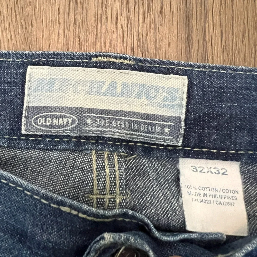 Vintage Old Navy Mechanics Loose Baggy Skater Jeans 32x32 Y2K Denim